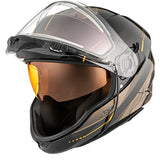 CKX Contact Free-Face Helmet Artik Electric Brown/Orange XL - Driven Powersports