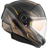 CKX Contact Free-Face Helmet Artik Electric Brown/Orange XL - Driven Powersports