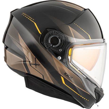 CKX Contact Free-Face Helmet Artik Electric Brown/Orange M - Driven Powersports