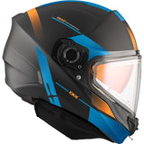 CKX Contact Free-Face Helmet Edge Electric Blue/Orange 2XL - Driven Powersports