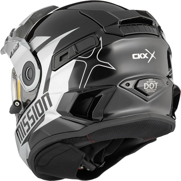 CKX Mission Free-Face Helmet Alaska Double Silver XL - Driven Powersports