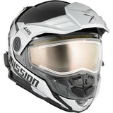 CKX Mission Free-Face Helmet Alaska Double Silver XL - Driven Powersports