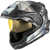 CKX Mission Free-Face Helmet Tanium Double Black/Gray S - Driven Powersports