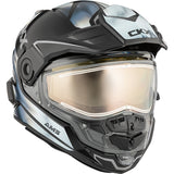 CKX Mission Free-Face Helmet Tanium Electric Black/Gray XS - Driven Powersports
