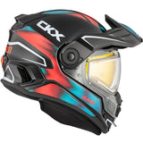 CKX Mission Free-Face Helmet Tanium Electric Orange/Teal XL - Driven Powersports