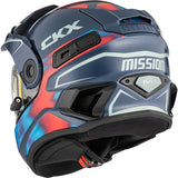 CKX Mission Free-Face Helmet Tanium Double Blue/Red S - Driven Powersports