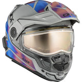CKX Mission Free-Face Helmet Tanium Electric Gray/Blue M - Driven Powersports