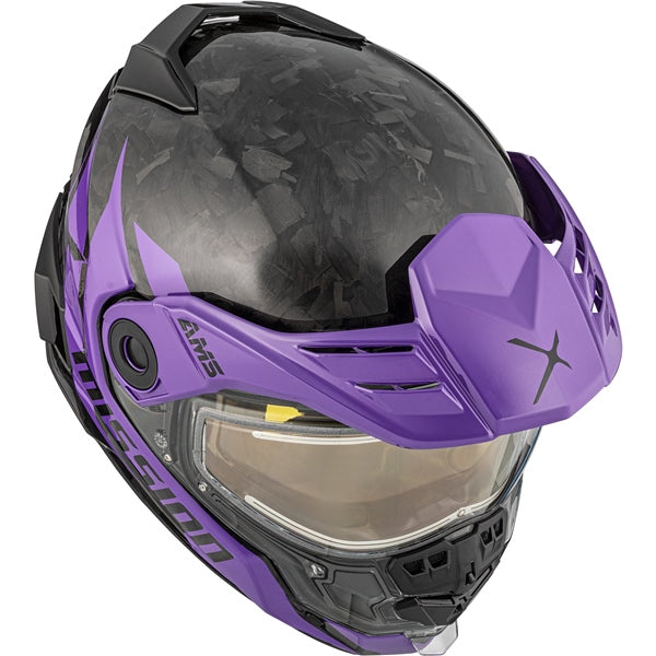 CKX Mission Free-Face Helmet - Carbon limited edition Alaska Electric XL - Driven Powersports