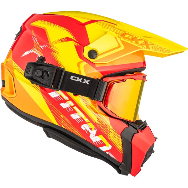 CKX Titan AMS Helmet Concordia Double Red/Orange/Yellow 3XL - Driven Powersports