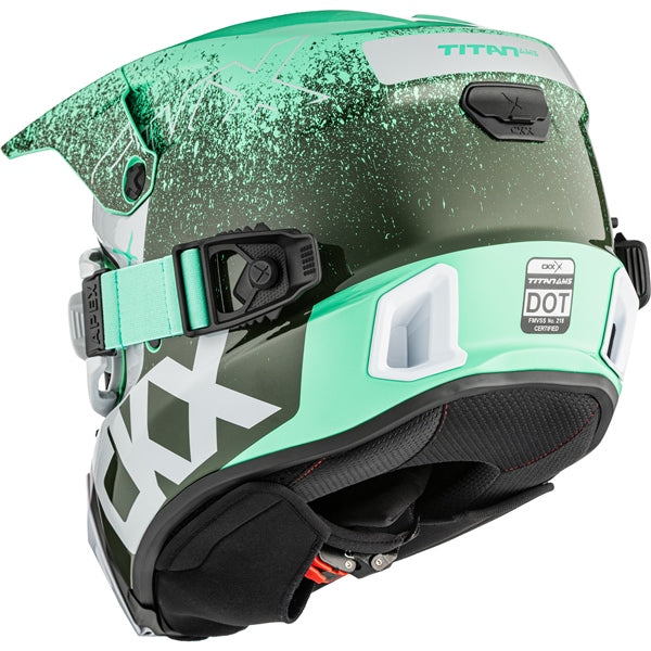 CKX Titan AMS Helmet Vaneer Double Green M - Driven Powersports