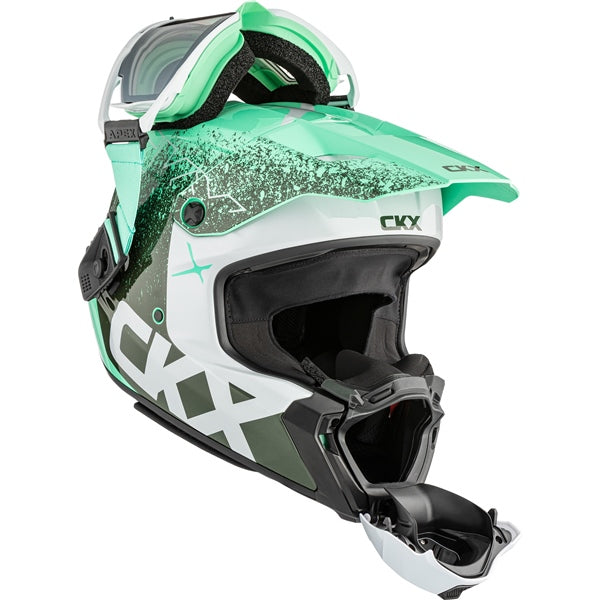 CKX Titan AMS Helmet Vaneer Double Green M - Driven Powersports