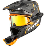 CKX Titan AMS Carbon Helmet Conrod Double Orange M - Driven Powersports