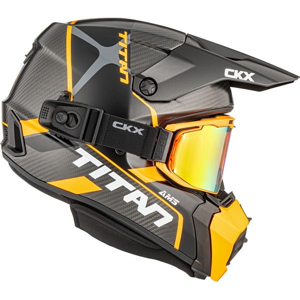 CKX Titan AMS Carbon Helmet Conrod Double Orange M - Driven Powersports