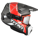 CKX Titan AMS Carbon Helmet Conrod Double Red S - Driven Powersports