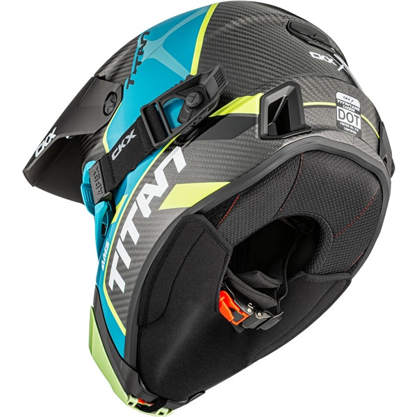 CKX Titan AMS Carbon Helmet Conrod Double Green M - Driven Powersports