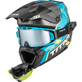CKX Titan AMS Carbon Helmet Conrod Double Green M - Driven Powersports