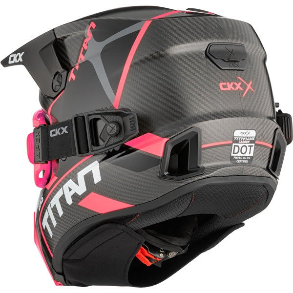 CKX Titan AMS Carbon Helmet Conrod Double Pink XL - Driven Powersports