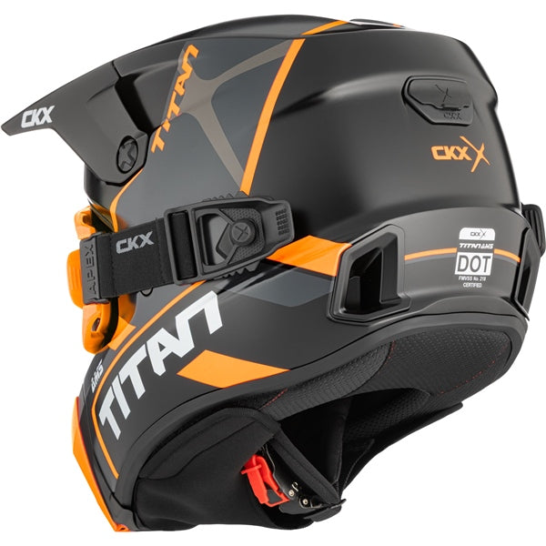 CKX Titan AMS Helmet Conrod Double Orange XS - Driven Powersports