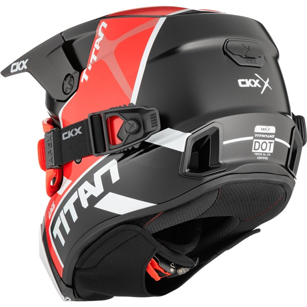 CKX Titan AMS Helmet Conrod Double Red 3XL - Driven Powersports