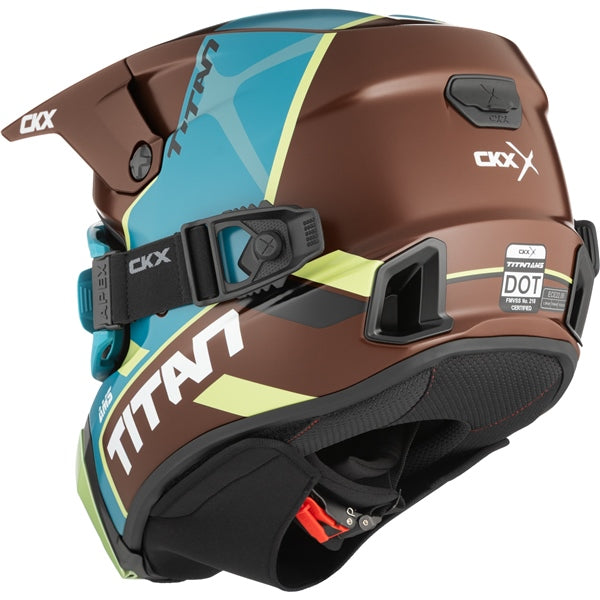 CKX Titan AMS Helmet Conrod Double Green 3XL - Driven Powersports