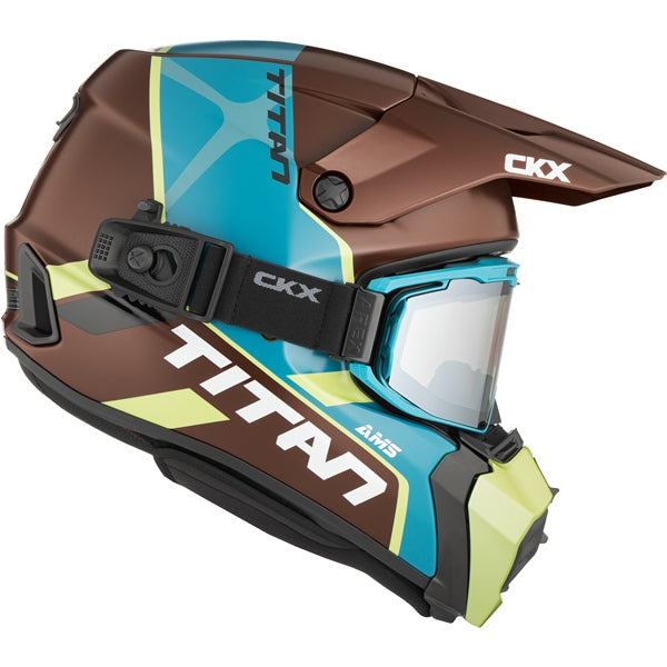 CKX Titan AMS Helmet Conrod Double Green 3XL - Driven Powersports