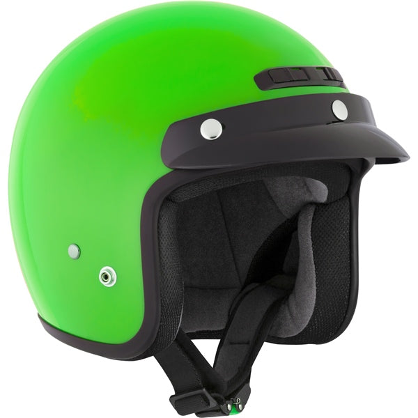 CKX VG300 Open-Face Helmet - Youth Solid Green L - Driven Powersports