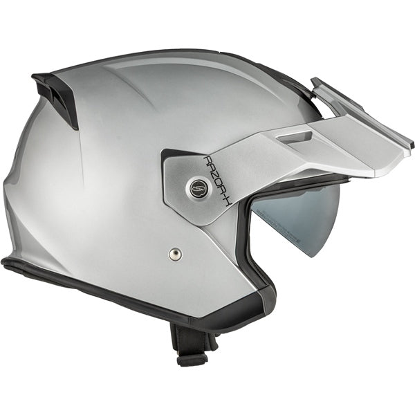CKX Razor-X Helmet Solid Silver M - Driven Powersports
