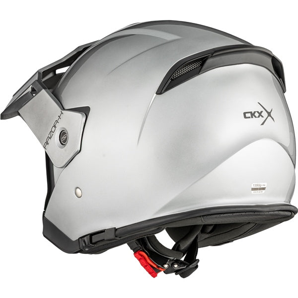 CKX Razor-X Helmet Solid Silver M - Driven Powersports