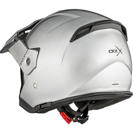 CKX Razor-X Helmet Solid Silver M - Driven Powersports