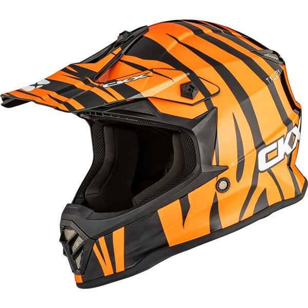 CKX TX019Y Off-Road Helmet Zoo Orange L - Driven Powersports