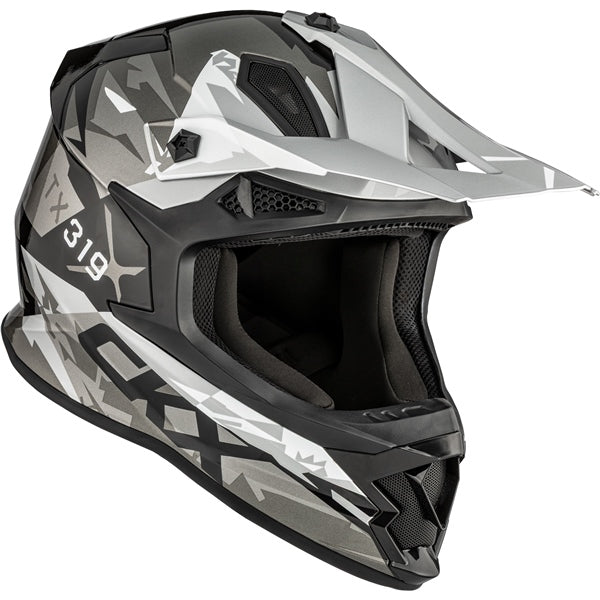 CKX TX319 Off-Road Helmet Jagged Gray XL - Driven Powersports