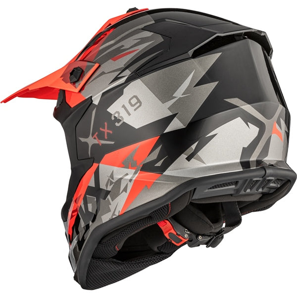 CKX TX319 Off-Road Helmet Jagged Red M - Driven Powersports
