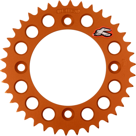 RENTHAL SPROCKET 491--415-38P Orange Front - Driven Powersports