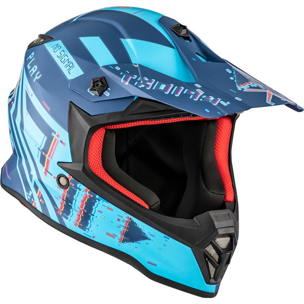 CKX TX019Y Off-Road Helmet Error Matte Blue L - Driven Powersports