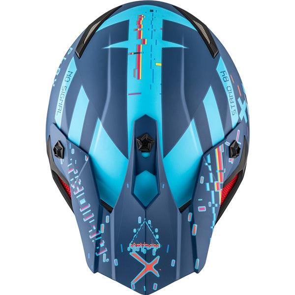 CKX TX019Y Off-Road Helmet Error Matte Blue L - Driven Powersports