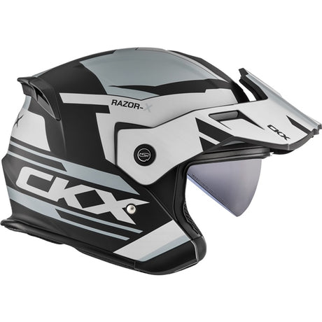 CKX HELM RAZOR-X SLANT MAT Gray XS - Driven Powersports