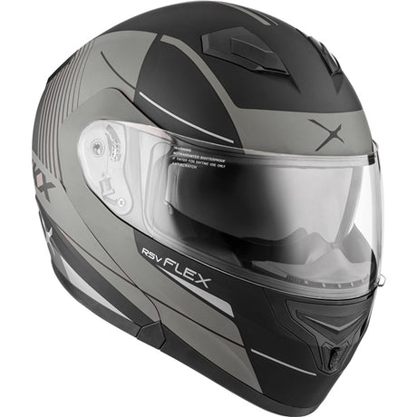 CKX Flex RSV Modular Helmet, Summer Tempo Matte Gray S Single Shield - Driven Powersports