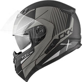 CKX Flex RSV Modular Helmet, Summer Tempo Matte Gray S Single Shield - Driven Powersports