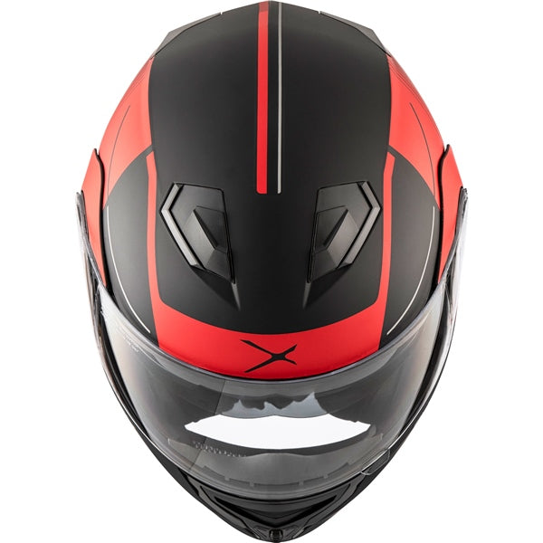 CKX Flex RSV Modular Helmet, Summer Tempo Matte Red M Single Shield - Driven Powersports