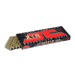 JT CHAIN 520X1R CHAIN 114L O'RING (GOLD/BLACK) (JTC520X1RGB114DL) - DRIVEN Canada's Powersports 824225604764JTC520X1RGB114DL