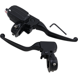 DRAG SPECIALTIES CONTROLS HB 96-07FLT Matte Black Front - Driven Powersports