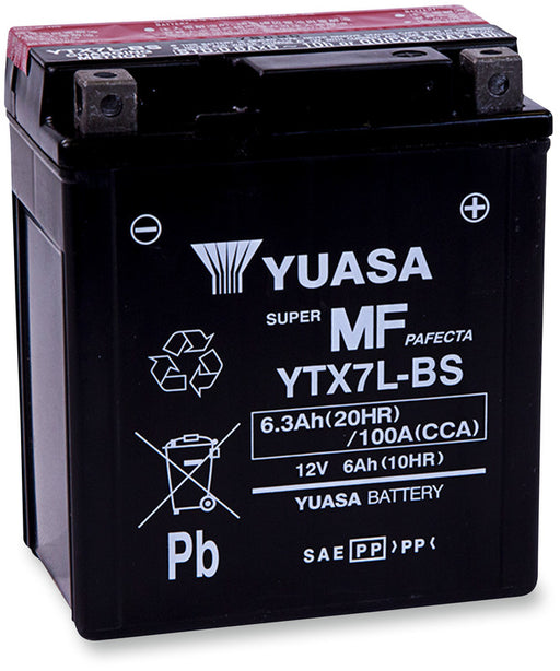 YUASA YTX7L-BS W/ACID PACK Other - Driven Powersports