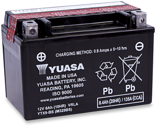 YUASA YTX9-BS W/ACID PACK Other - Driven Powersports