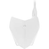 ACERBIS Front # Plate- KLX110/110L:10-22 White Front - Driven Powersports