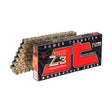 JT CHAIN 530Z3 CHAIN 124L SUPER HEAVY DUTY X - RING (GOLD/SILVER) - DRIVEN Canada's Powersports 824225609264JTC530Z3GS124RL