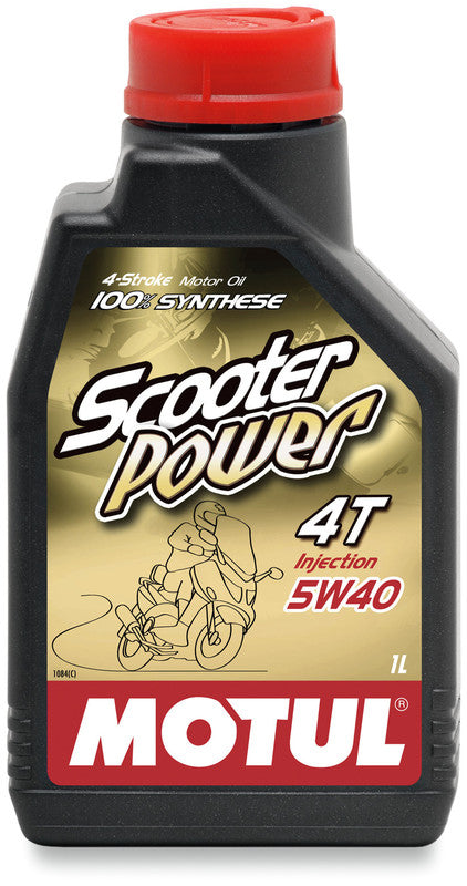MOTUL (CS/12) SCOOTER POWER 4T 5W40 1 LITER Other - Driven Powersports
