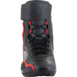 ALPINESTARS SHOE SUPERFASTER Black/Bright Red/White Front - Driven Powersports