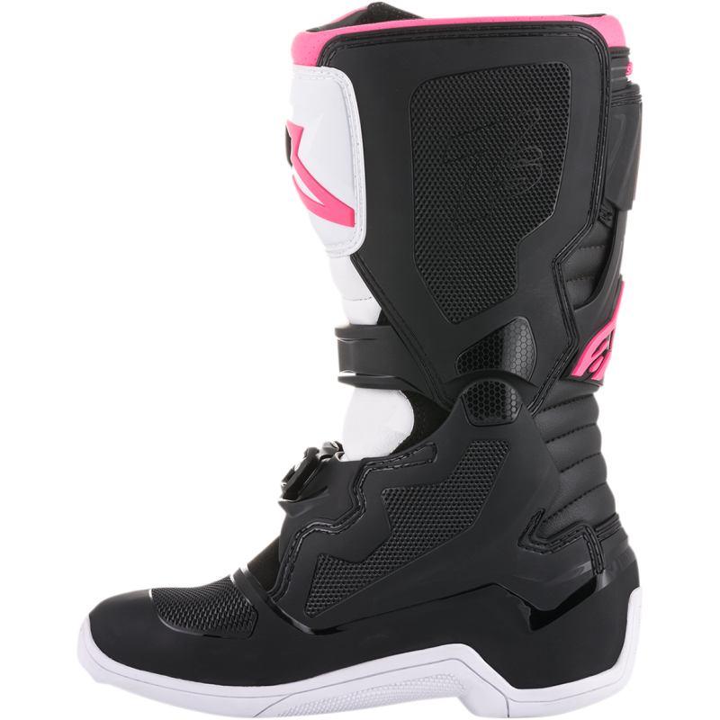 ALPINESTARS BOOT 4W TECH 3 Black/White/Pink Side - Driven Powersports