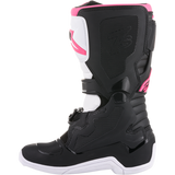 ALPINESTARS BOOT 4W TECH 3 Black/White/Pink Side - Driven Powersports