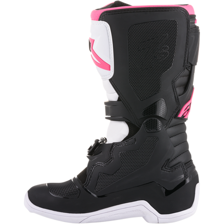 ALPINESTARS BOOT 4W TECH 3 Black/White/Pink Side - Driven Powersports